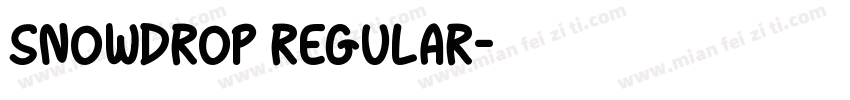 Snowdrop Regular字体转换